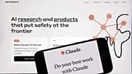 Inside The Vault: Fan’s Secret Stash Of 10,000 Concert Recordings Goes Digital Promotional graphic showing a smartphone displaying “Do your best work with Claude” in front of abstract nodes and a profile outline, with text reading “AI research and products that put safety at the frontier.”